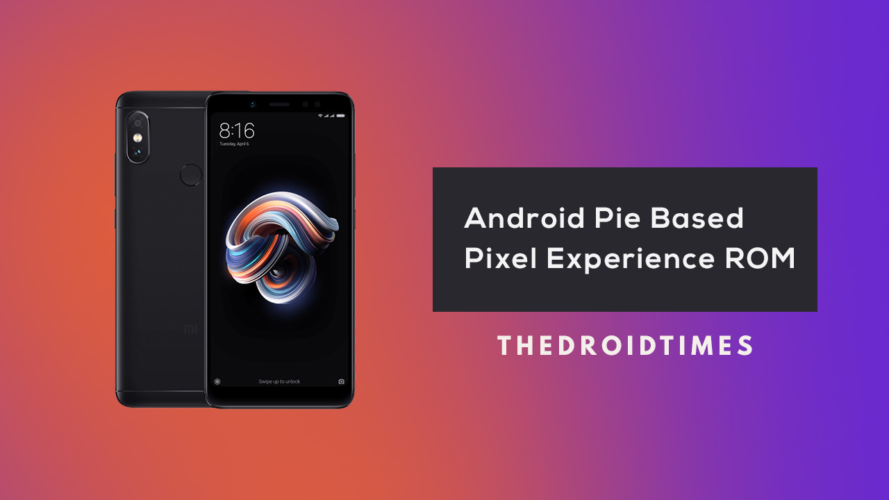 Pixel experience для Redmi 5a.