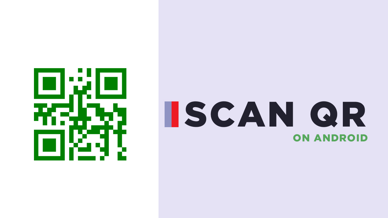 scan QR codes in an Android phone