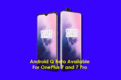 Android Q beta for OnePlus 7 series is live now