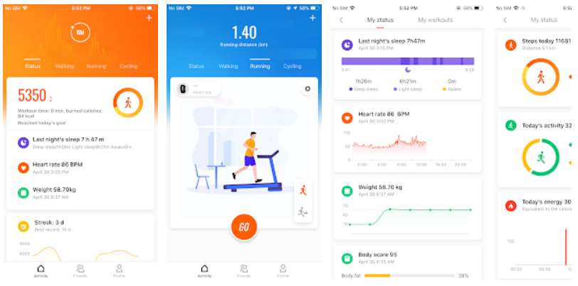 Mi-Fit v4.0 Update Released with new card style interface and improved stats